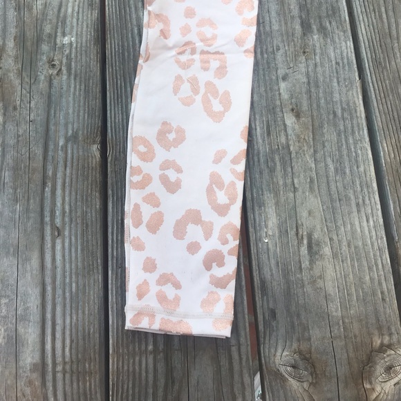 Rose gold leopard spiritual gangster leggings. - Picture 14 of 14